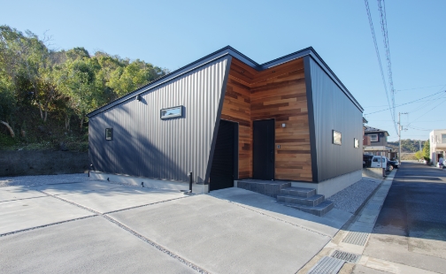 オシャレな家の外観2