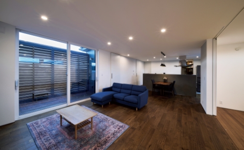 広々としたリビングの画像