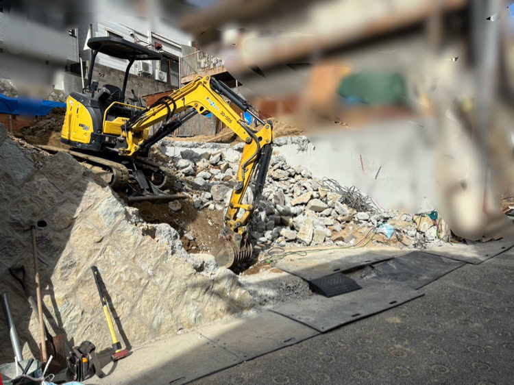 神戸市長田区の新築工事の進捗状況です。