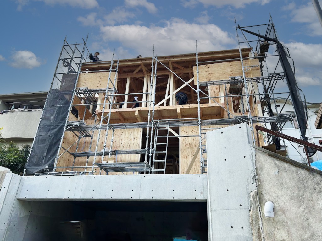 神戸市長田区 A様邸上棟いたしました