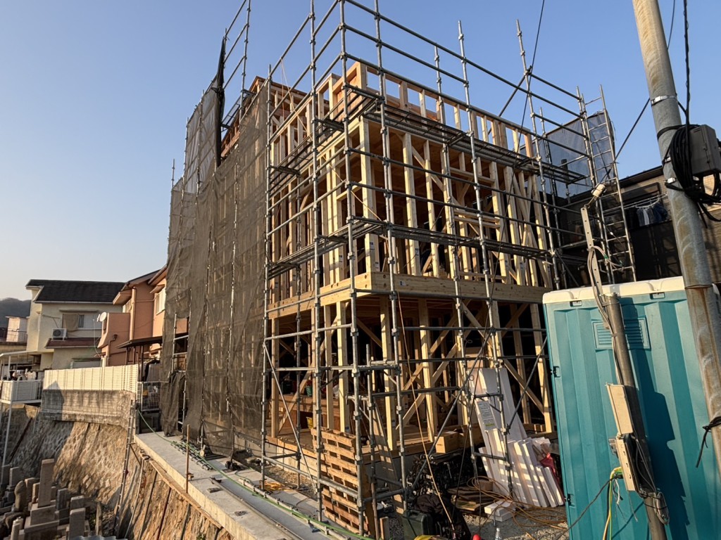 神戸市中央区T様邸 上棟しました｜上棟とは？家づくりの大切な節目